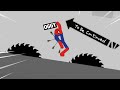 Best falls  stickman dismounting compilation of funny moments