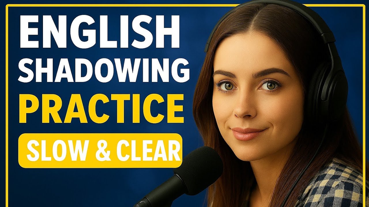 Improve Your English Speaking by Shadowing Practice - Listen and ...