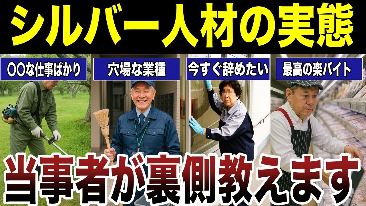 【リアル体験談】定年後のシルバー人材センターの裏側　口コミ25選紹介します　#高齢者  #口コミ