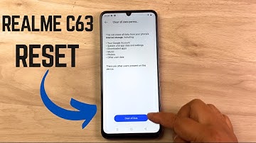 How to Factory Reset Realme C63 | Erase All Data