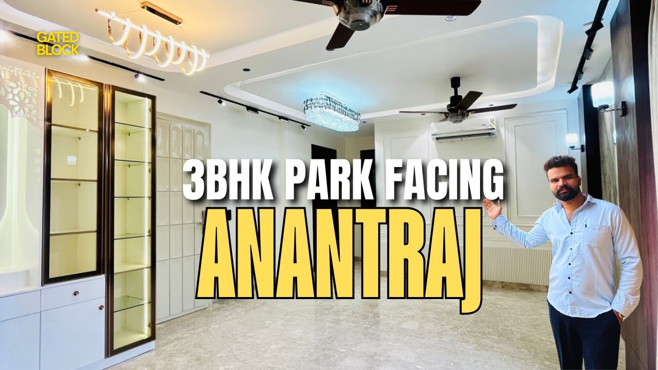 🌳 Park Facing 3 BHK + Office | Sector 63A AnantRaj | Near Golf Course Road