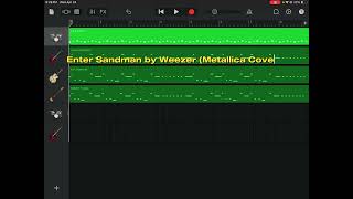 Enter Sandman by Weezer Covered by Metallica #garageband #metallica #metal #rock