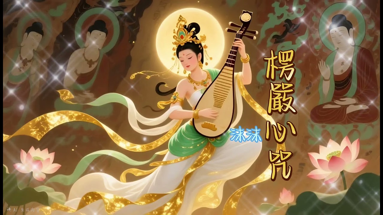 楞嚴咒咒心#楞嚴心咒#袪除障礙厄難＃藏傳佛教心咒