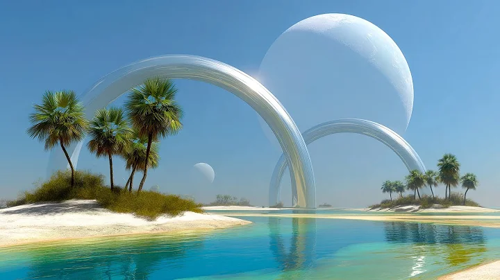 Moonglass Shores | Cosmic Oasis Soundscape | Sci-Fi Ambient Music for Sleep, Relaxation & Deep Focus