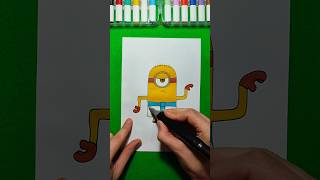 How to draw a Minion from Egypt💛#minions #drawing #art #tutorial #creative #cartoon #funny #egyptian