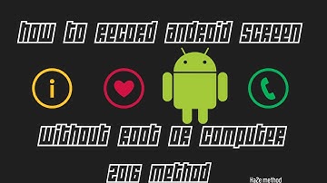 How to record android screen for free without root or computer (100/100 working) 2016