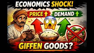 “When Price ↑ Demand ↑ 😳 Giffen Goods Explained!” #economics #giffengoods   #educationalvideos
