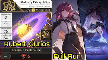 Ordinary Protocol 6 Rubert Curios with Nihility Team Full Run | Divergent Universe