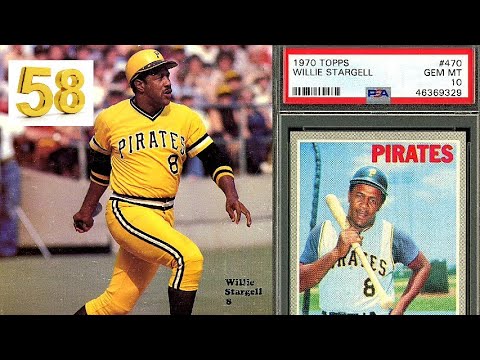 TOP 60 # 58 WILLIE STARGELL PLUS 5 MOST VALUABLE CARDS SOLD IN 2020