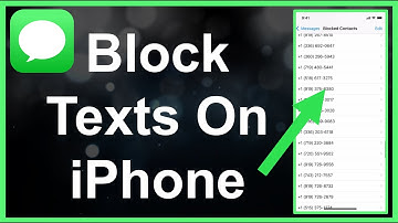 How To BLOCK Text Messages On iPhone!