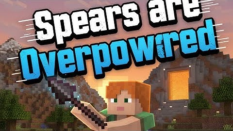Spears are to broken to be in Minecraft!! *ONEHIT KILL WITHER* 😨