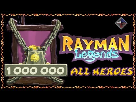 Видео: 💰 RAYMAN LEGENDS - ВСЕ ГЕРОИ (ALL HEROES) от Vint-Tomsk 🎮