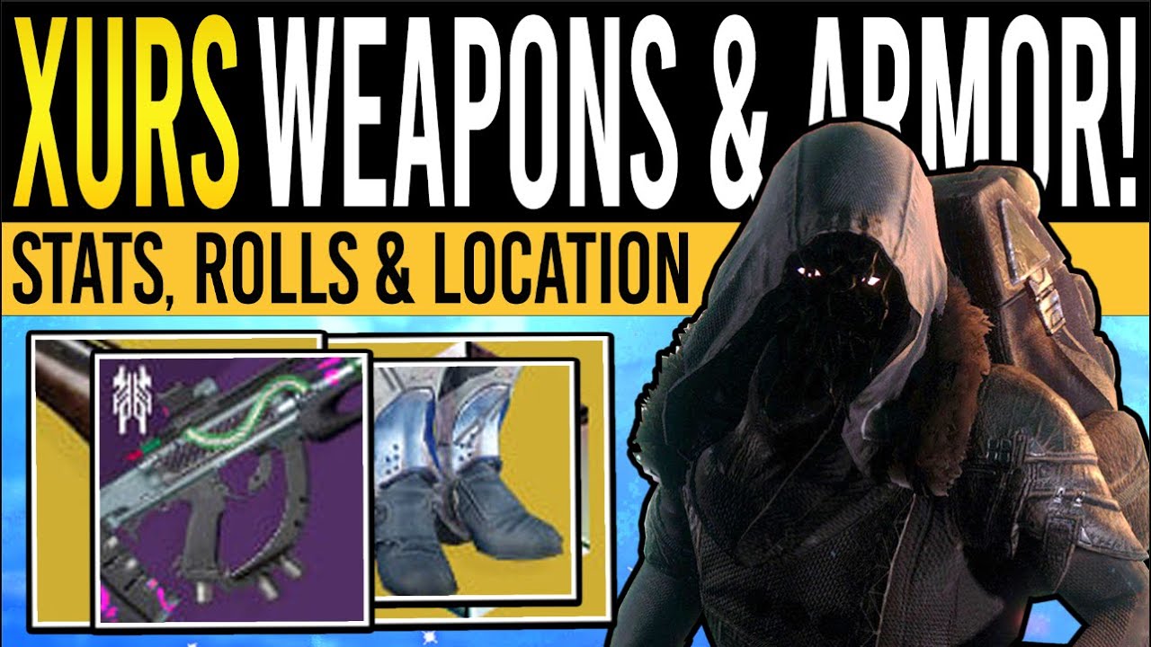 Destiny 2: XUR'S RARE ARMOR & NEW WEAPONS! - 4th November | New Inventory, Exotic Loot &