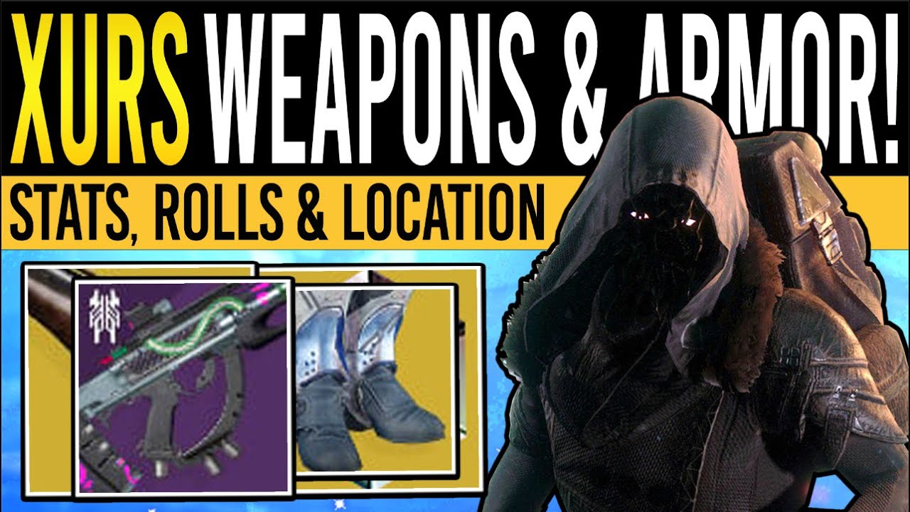 Destiny 2: XUR'S RARE ARMOR & NEW WEAPONS! - 4th November | New Inventory, Exotic Loot & Location