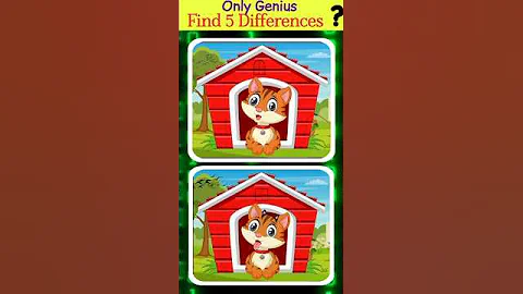 Only 1% People Can Find All 3 Differences! 🤯 | Find the 3 Mistakes Game #shorts
