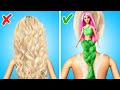 Barbie Found Mermaid&#39;s Tail! Amazing Makeover Tricks and Hacks by La La Life Games