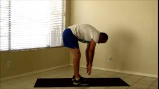 Toe Touch Walk Hamstring Stretch