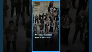 Nearly 120 veterans detained during massive anti-war protest at US Capitol