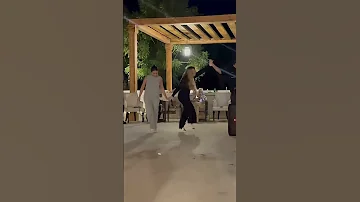 دبكة سارة الورع ولانا محمد في عيد ميلاد غيث 