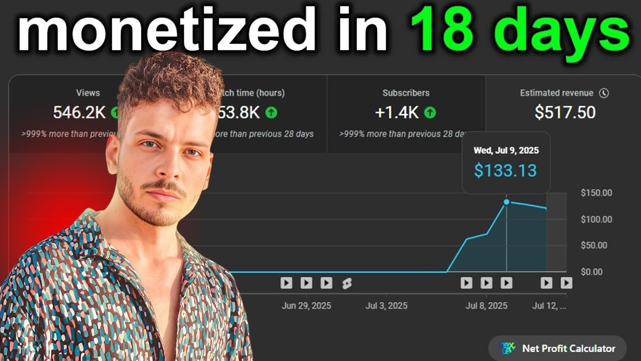 مشروع العمر ازاى عملت قناة يوتيوب اجنبية تحقق ربح  يوميا الطريقة السرية للربح من اليوتيوب
