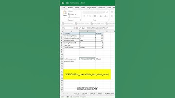 Find Like a Boss! Master the SEARCH Function in Excel  #ExcelTips #Shorts