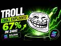 TROLL Coin  (SOL) 170K% Pump: Next Solana Meme King? Price Prediction 2026#TROLLSOL #TROLL