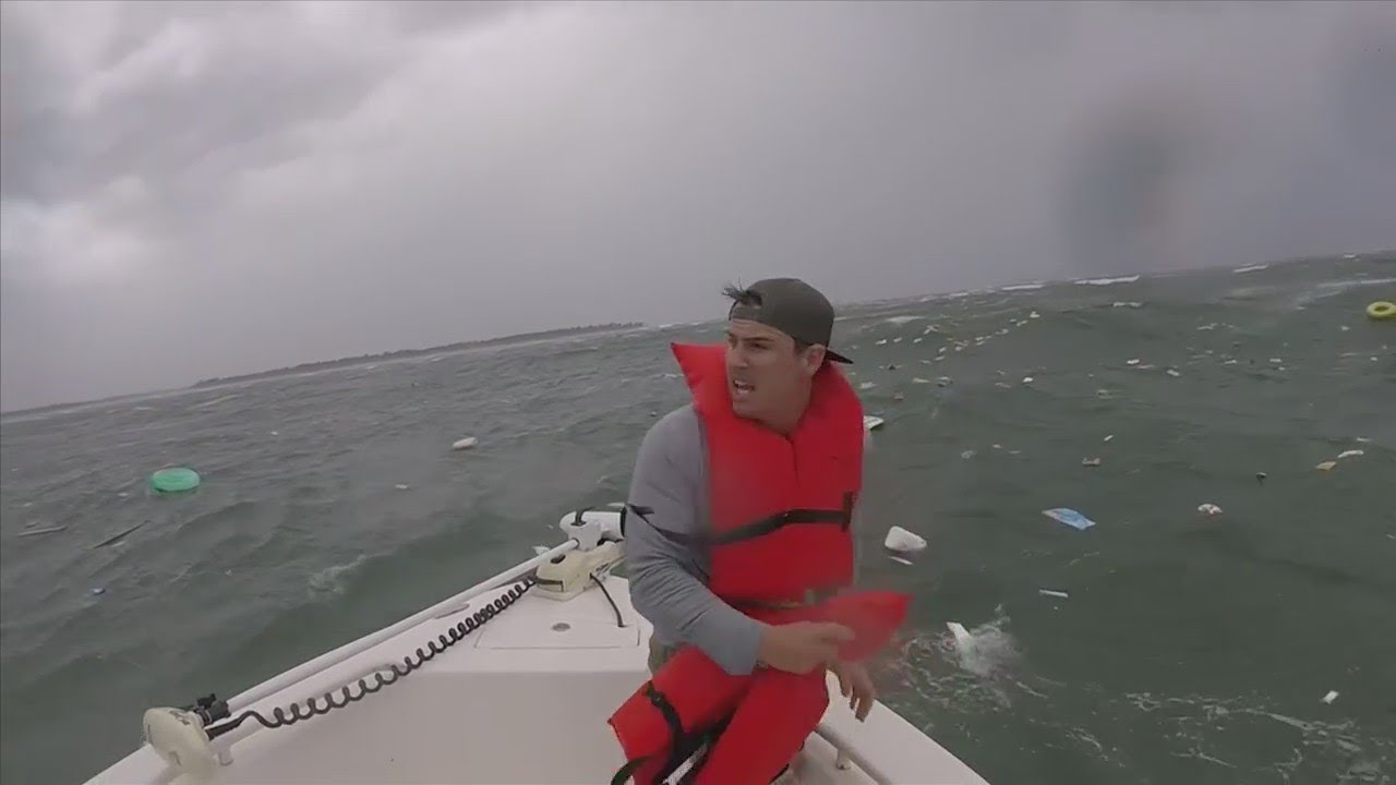 Saint Andrew Bay water rescue caught on camera, three saved - YouTube