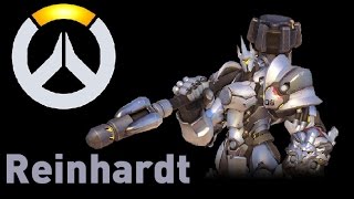 Overwatch: Reinhardt Gameplay - Route 66 Payload Attack