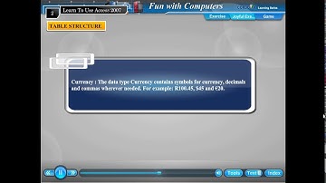 #COMPUTER #STD : 8 #CH : 2 LEARN TO USE MS ACCESS 2007