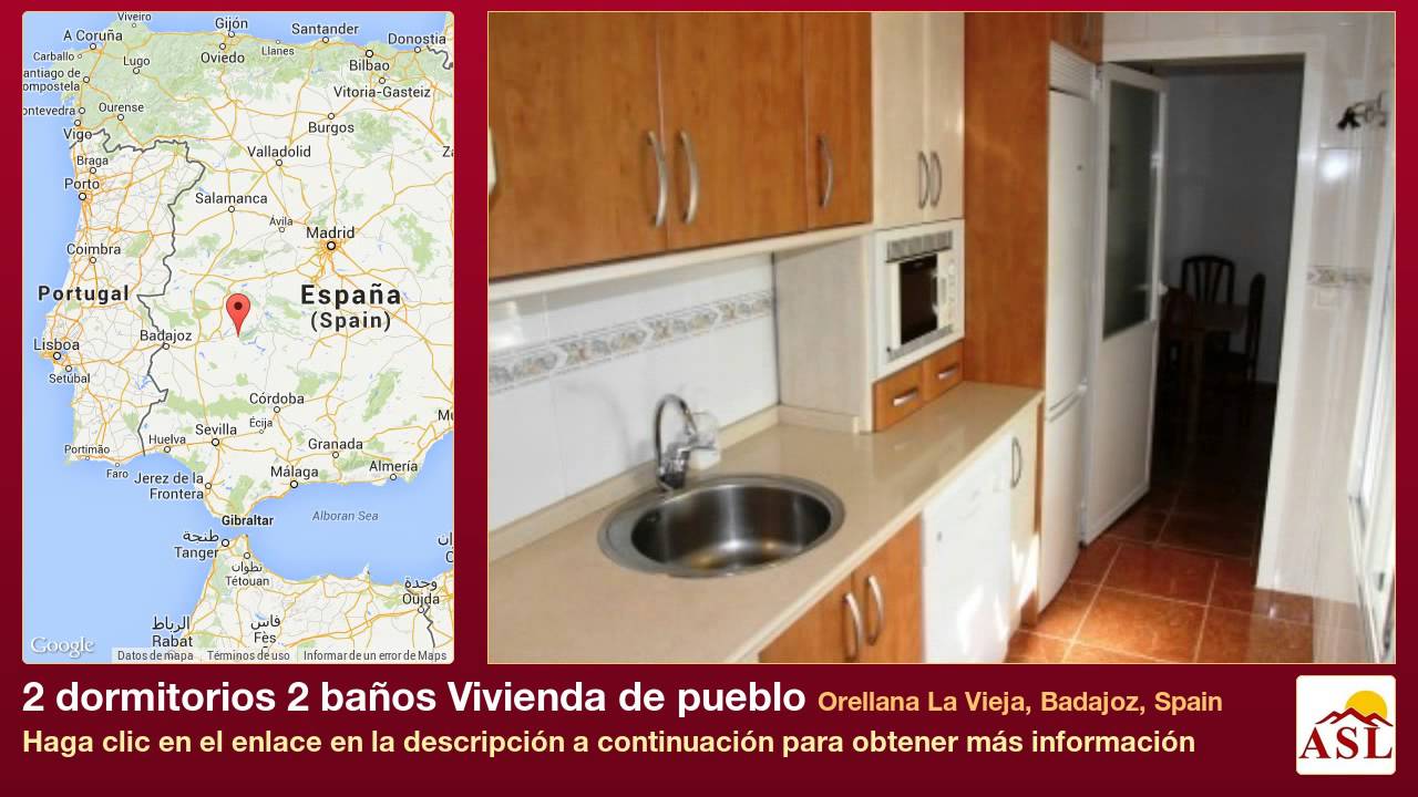 2 dormitorios 2 baños Vivienda de pueblo se Vende en Orellana La Vieja, Badajoz, Spain