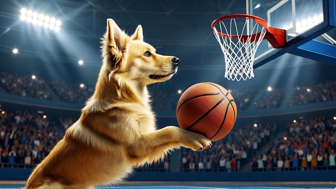 Эпическая игра в баскетбол с животными: невероятные моменты — кто победит?