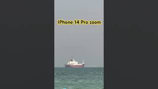 IPHONE ZOOM 14Pro# iPhone #travel #beach #creative #sea #ship