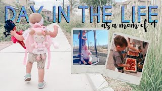 Realistic DITL as a Mom of 4 | Walking, Cleaning, Cooking + MORE!