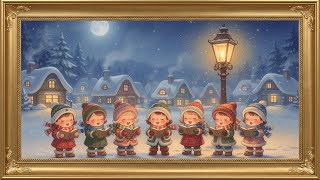 Christmas Greeting Card | Gold Frame TV Art |  Holiday Music 🎄✨ screenshot 4
