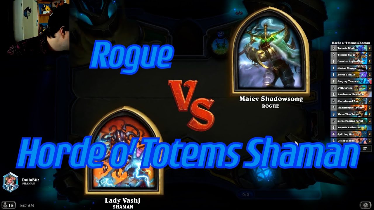 Horde o' Totems Shaman vs Rogue | Hearthstone