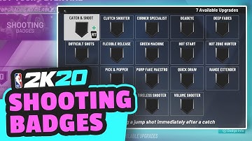 ALL NBA 2K20 SHOOTING BADGES EXPLAINED