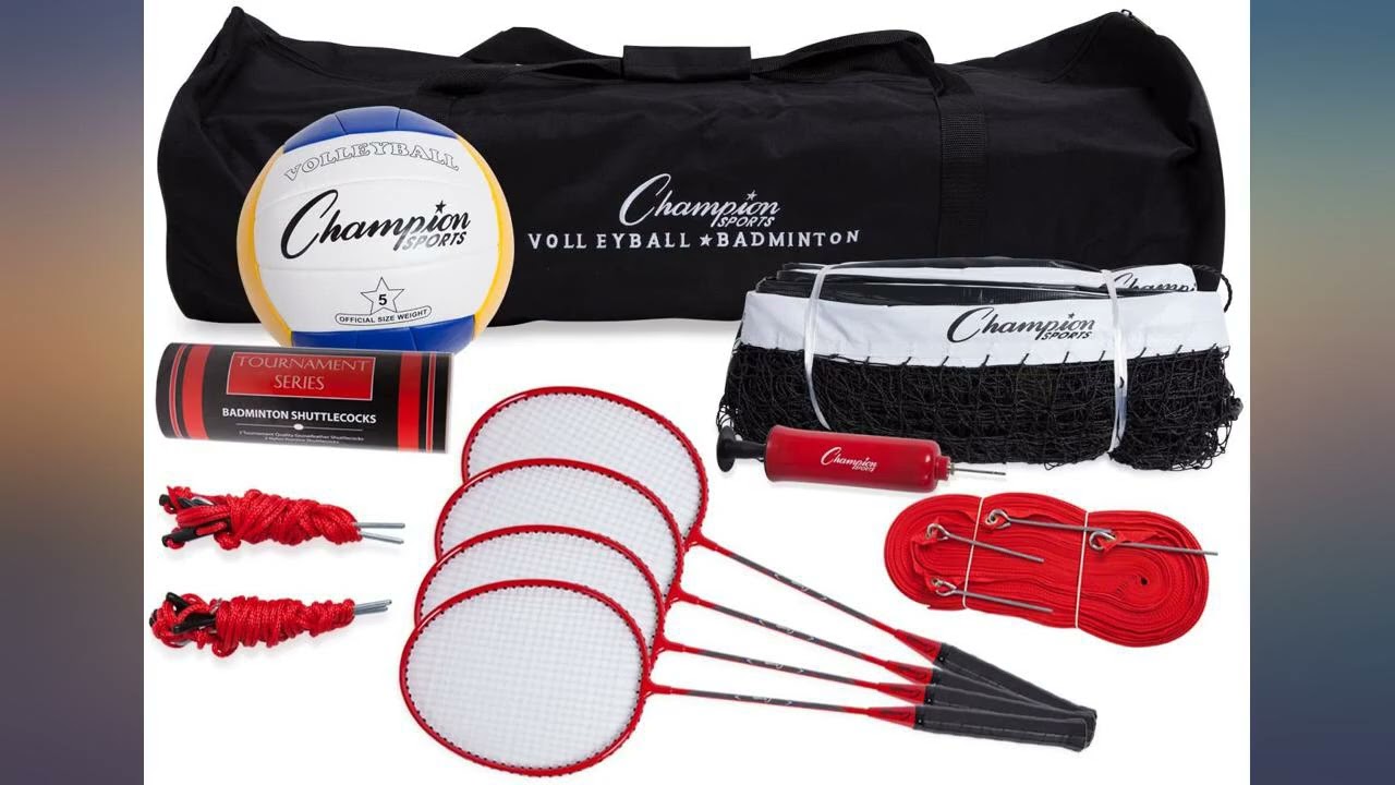 Champion Sports Outdoor Badminton Set review 