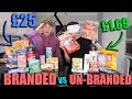 BRANDED VS UNBRANDED FOOD CHALLENGE!