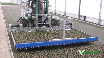 Visser Horti Systems - Space-O-Mat spacing fork with support clamping system - Brüx