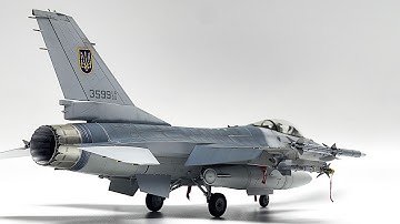 F-16AM MLU in Ukrainian AF 1/48 Kinetic [full video build]
