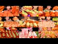 ULTIMATE SUSHI SASHIMI MUKBANG COMPILATION DELICIOUS SUSHI SALMON EATING SHOW REAL SOUND ASMR 