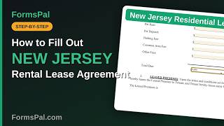 How to Fill Out a New Jersey Rental Lease Agreement (Step by Step)