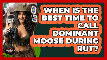 When Is The Best Time To Call Dominant Moose During Rut? - The Marksman
