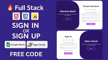 Create Login & Signup System in Google Sheets with Apps Script | D15