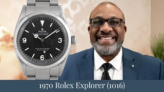 What’s a Frog Foot Dial? – Exploring a Vintage Rolex Explorer Ref. 1016