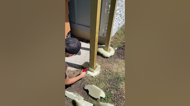 Expanding FOAM for fence posts?! Would you try this product? #shorts