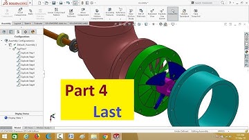 SolidWorks Tutorial: Design and Assembly of Kaplan Turbine Part 4 Last
