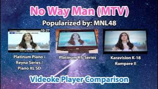 MNL48 - No Way Man (MTV) | Videoke Player Comparisons