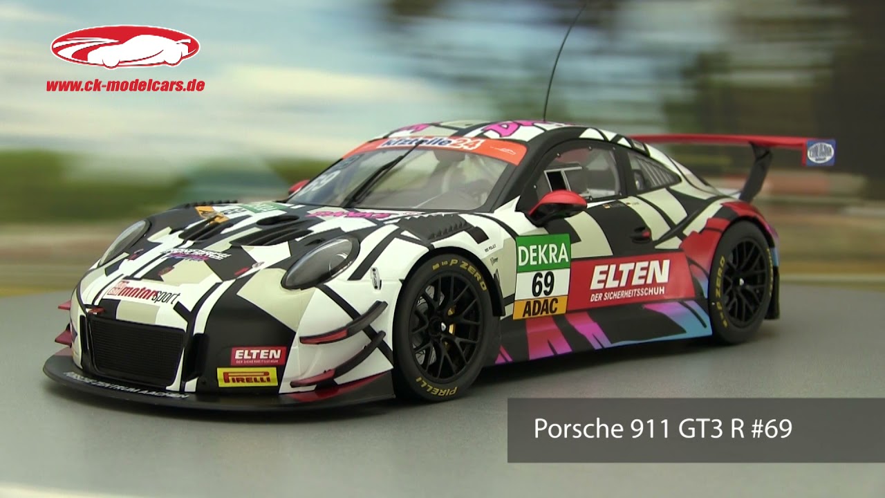 Ixo 1:18 Porsche 911 (991) GT3 R #69 ADAC GT Masters Hockenheim