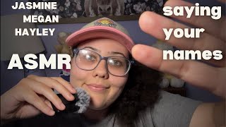 ASMR Saying Your Name & Telling You to Go to Sleep 😴 Subscriber Name ASMR  Part 2